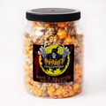 Halloween Popcorn in Clear Plastic Round Gift Jar